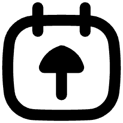 Calendar Upload Icon from Flex Remix Set