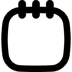 Blank Notepad Icon from Flex Remix Set