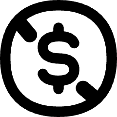 Non Commercial Dollars Icon from Flex Remix Set