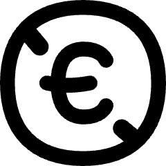 Non Commercial Euro Icon from Flex Remix Set