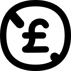 Non Commercial Pounds Icon from Flex Remix Set