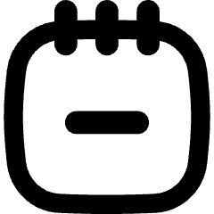 Notepad Subtract Icon from Flex Remix Set