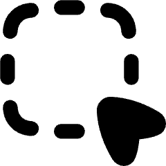 Cursor Area Selection 1 Icon from Flex Remix Set