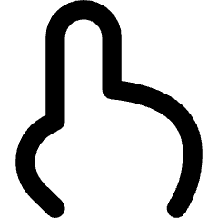 Hand Cursor Icon from Flex Remix Set