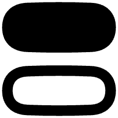 Dashboard Horizontal Pills Icon from Flex Remix Set