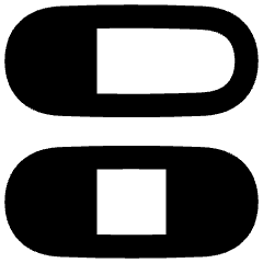 Dashboard Vertical Pills 5 Icon from Flex Remix Set