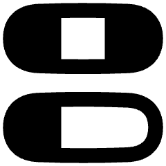 Dashboard Vertical Pills 6 Icon from Flex Remix Set