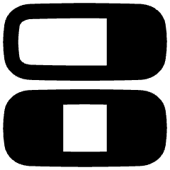 Dashboard Vertical Rectangle 3 Icon from Flex Remix Set