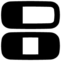 Dashboard Vertical Rectangle 5 Icon from Flex Remix Set