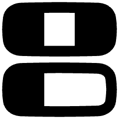 Dashboard Vertical Rectangle 6 Icon from Flex Remix Set