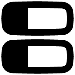 Dashboard Vertical Rectangle Split Left Icon from Flex Remix Set
