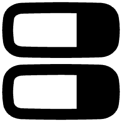 Dashboard Vertical Rectangle Split Right Icon from Flex Remix Set