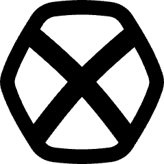 Polygon Frame Icon from Flex Remix Set