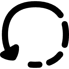 Rotate Left 3 Icon from Flex Remix Set