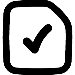 File Check Icon from Flex Remix Set
