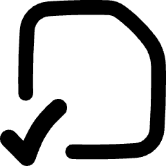File Check Alternate Icon from Flex Remix Set
