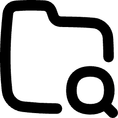 Folder Search Icon from Flex Remix Set