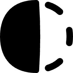 Flip Horizontal Circle 1 Icon from Flex Remix Set