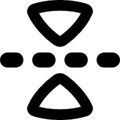 Flip Vertical Arrow 2 Icon from Flex Remix Set