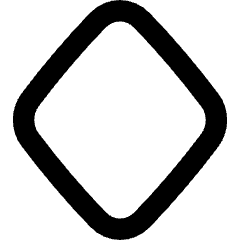 Rhombus Shape Icon from Flex Remix Set