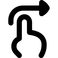 Swipe Right Icon from Flex Remix Set