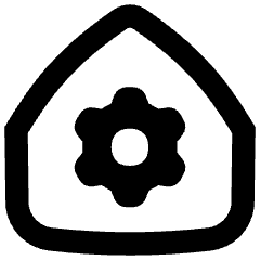Home Setting Gear Icon from Flex Remix Set