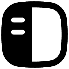 Layout Left Sidebar Icon from Flex Remix Set