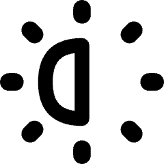 Brightness 2 Icon from Flex Remix Set