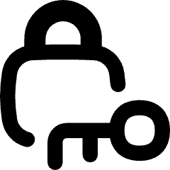 Padlock Key Icon from Flex Remix Set