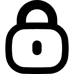 Padlock Square 1 Icon from Flex Remix Set