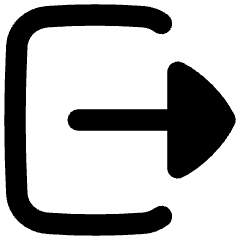 Logout 1 Icon from Flex Remix Set