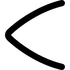 Less Than Sign Icon from Flex Remix Set