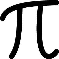 Pi Symbol Icon from Flex Remix Set