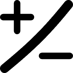 Plus Minus 1 Icon from Flex Remix Set