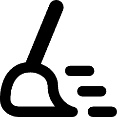 Clean Broom Wipe Icon from Flex Remix Set