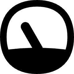 Dashboard Gauge Low 1 Icon from Flex Remix Set