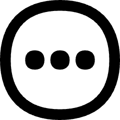 Horizontal Menu Circle Icon from Flex Remix Set