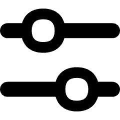 Horizontal Slider 4 Icon from Flex Remix Set