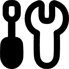 Screwdriver Wrench Icon from Flex Remix Set