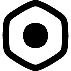 Settings Bolt Nut Icon from Flex Remix Set
