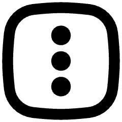 Vertical Menu Square Icon from Flex Remix Set