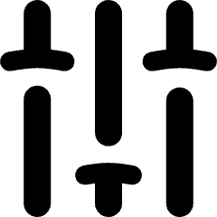 Vertical Slider 3 Icon from Flex Remix Set