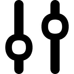 Vertical Slider 4 Icon from Flex Remix Set