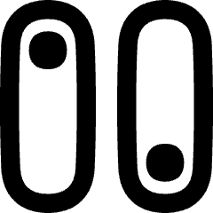 Vertical Toggle Button Icon from Flex Remix Set