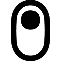 Vertical Toggle Button Single Top Icon from Flex Remix Set