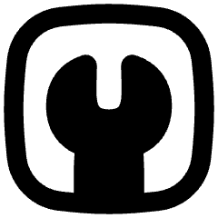 Wrench Square Icon from Flex Remix Set