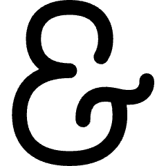 Ampersand Icon from Flex Remix Set