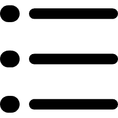 Bullet List Icon from Flex Remix Set