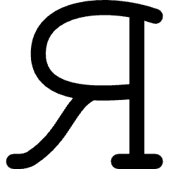 Cyrillic Alphabet Icon from Flex Remix Set