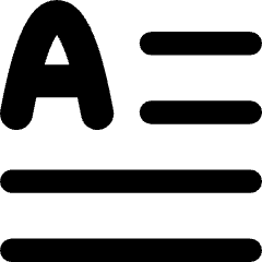 Initial Letter Icon from Flex Remix Set